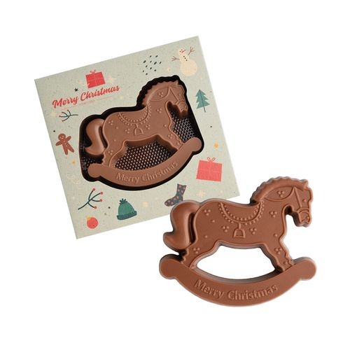CABALLO MECEDOR FORMA DE  chocolate