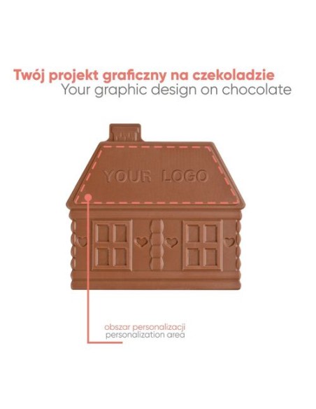 forma de chocolate CHOCO4MAT Casa de pan de jengibre