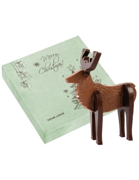 CAJA ROMPECABEZAS DE RENO DE chocolate