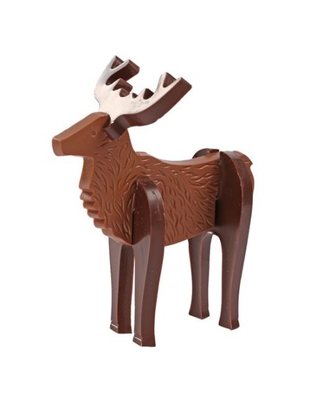 CAJA ROMPECABEZAS DE RENO DE chocolate