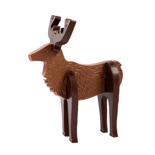 CAJA ROMPECABEZAS DE RENO DE chocolate