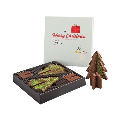 ARBOL DE NAVIDAD CHOCO PUZZLE 3D