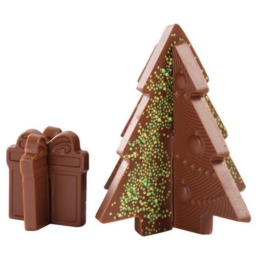 ARBOL DE NAVIDAD CHOCO PUZZLE 3D