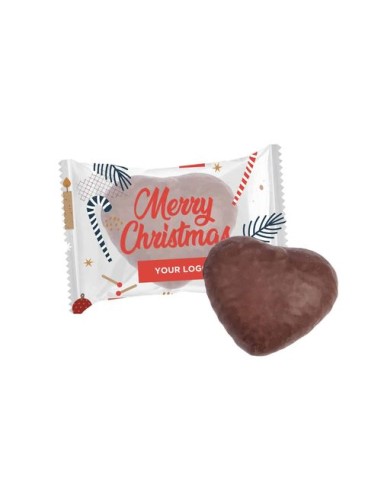 Pan de jengibre relleno recubierto de chocolate