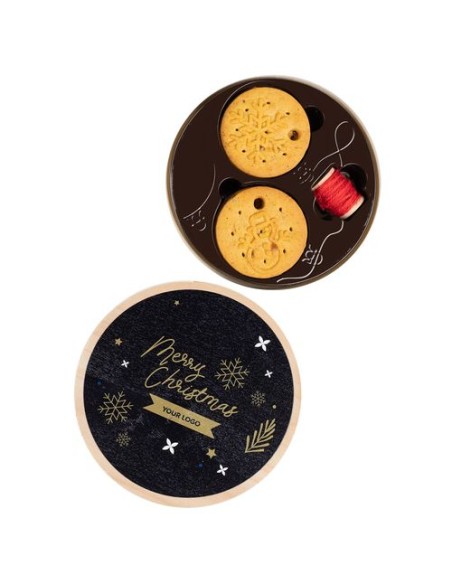 GALLETAS PROMOCIONALES BOLAS DE NAVIDAD