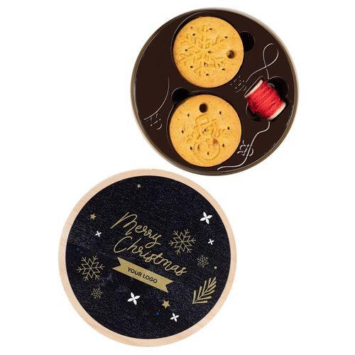 GALLETAS PROMOCIONALES BOLAS DE NAVIDAD
