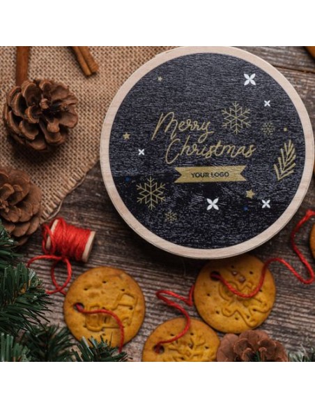 GALLETAS PROMOCIONALES BOLAS DE NAVIDAD