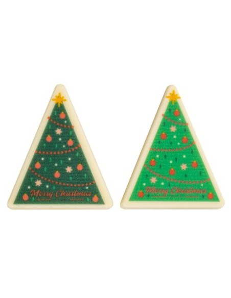 UN chocolate relleno con impresión CHOCO TRIANGLE