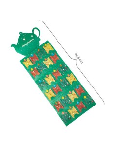 Calendario de adviento con té