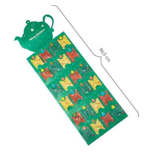 Calendario de adviento con té