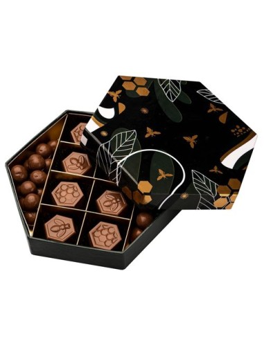 chocolates PRALINES HONEYBEE 8 piezas