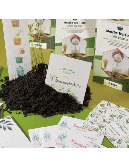 POSAVASOS GERMINA 200GR 1 CARA 100 FSC