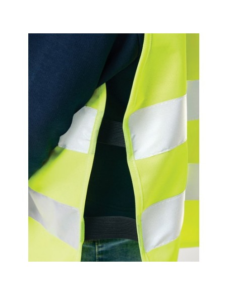 Chaleco de seguridad de PET reciclado GRS 36 años