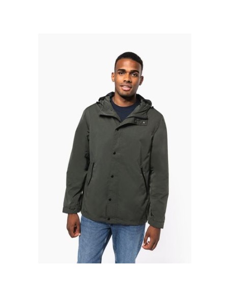 Chaqueta ecorresponsable con capucha unisex