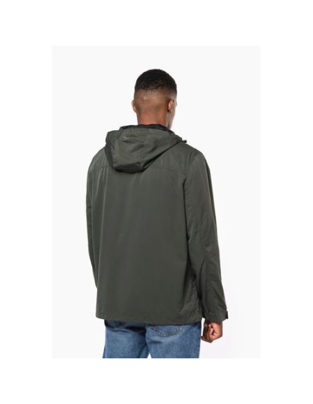 Chaqueta ecorresponsable con capucha unisex