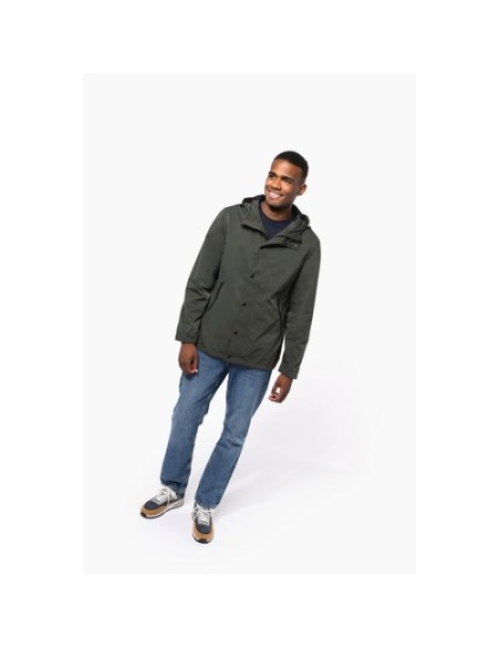 Chaqueta ecorresponsable con capucha unisex