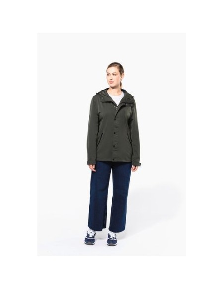 Chaqueta ecorresponsable con capucha unisex