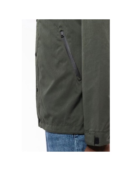 Chaqueta ecorresponsable con capucha unisex