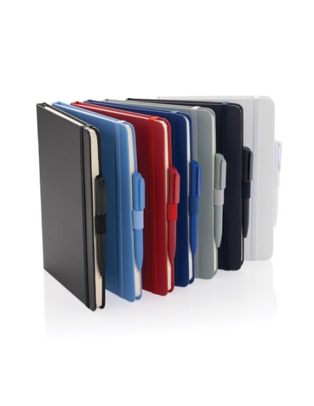 Libreta clásica Sam A5 de piel regenerada certificación RCS