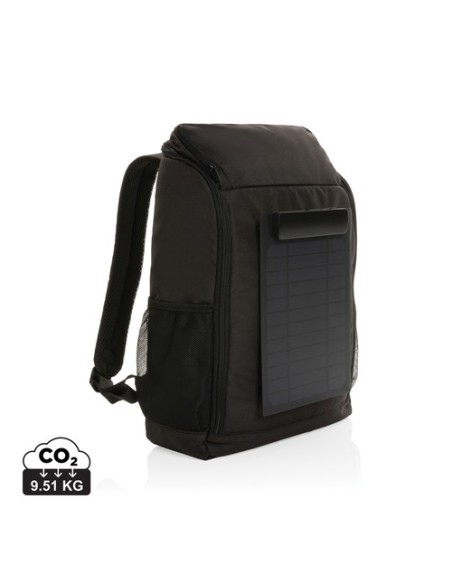 Mochila de lujo Pedro AWARE RPET con panel solar de 5W