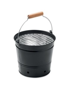 BBQTRAY Cubo barbacoa portátil hierro