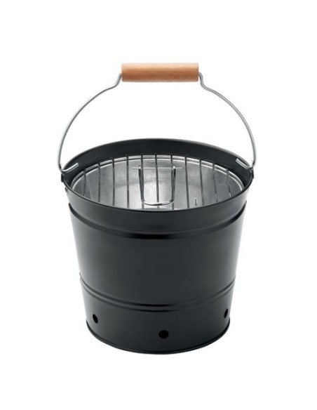 BBQTRAY Cubo barbacoa portátil hierro