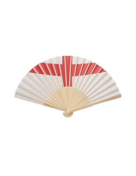 FUNFAN Abanico bambú diseño bandera