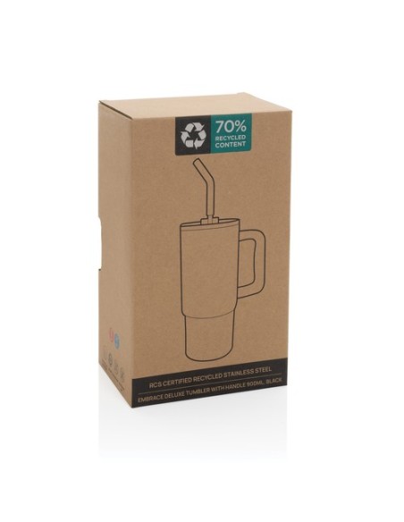 Vaso Embrace deluxe RCS acero inoxidable reciclado de 900ml