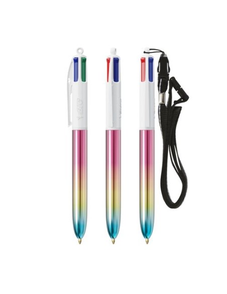 BIC 4 Colours Gradient  Lanyard