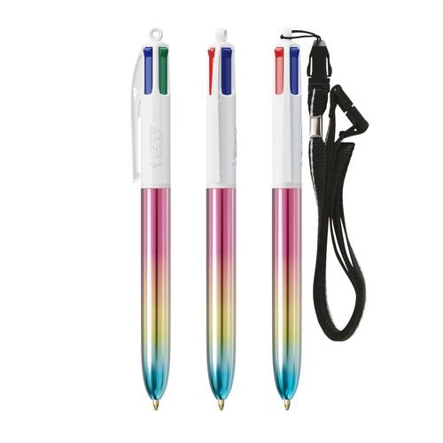 BIC 4 Colours Gradient  Lanyard