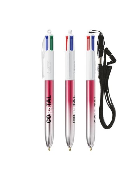 BIC 4 Colours Bicolor  Lanyard