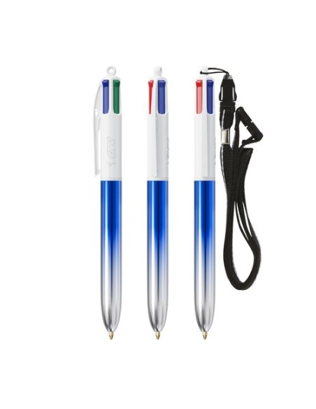 BIC 4 Colours Bicolor  Lanyard