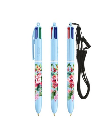 BIC 4 Colours Pastel  Lanyard