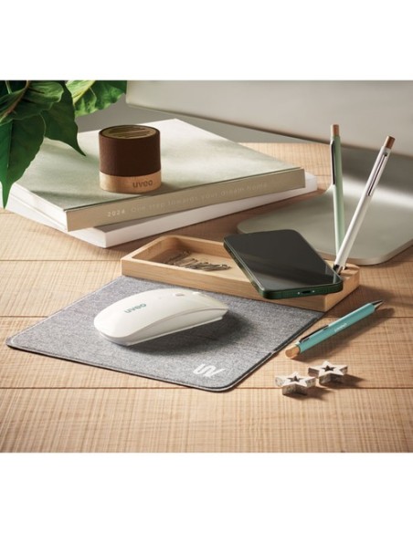 PANDU Cargador inalámbrico bambú 15W