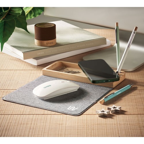 PANDU Cargador inalámbrico bambú 15W