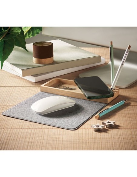 PANDU Cargador inalámbrico bambú 15W