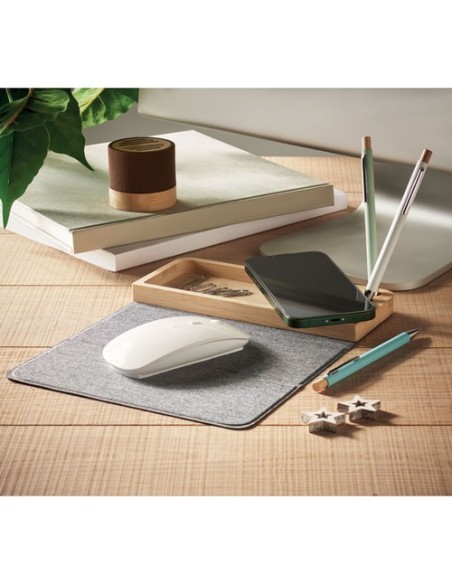 PANDU Cargador inalámbrico bambú 15W