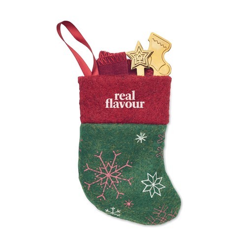 HOLLYWARE Set cubierto postres navideños