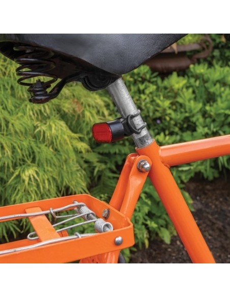 Set luces bicicleta recargables USB plástico reciclado RCS