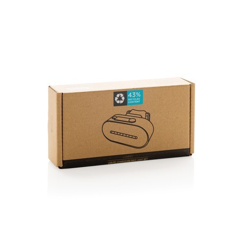 Set luces bicicleta recargables USB...