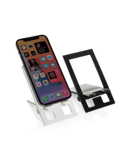 Soporte teléfono plegable plástico reciclado RCS SnapStand
