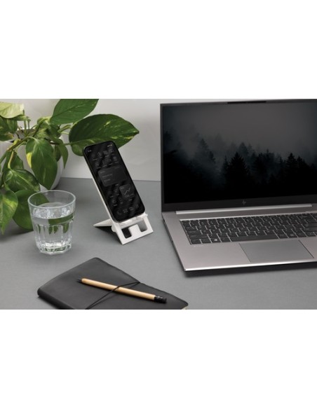 Soporte teléfono plegable plástico reciclado RCS SnapStand