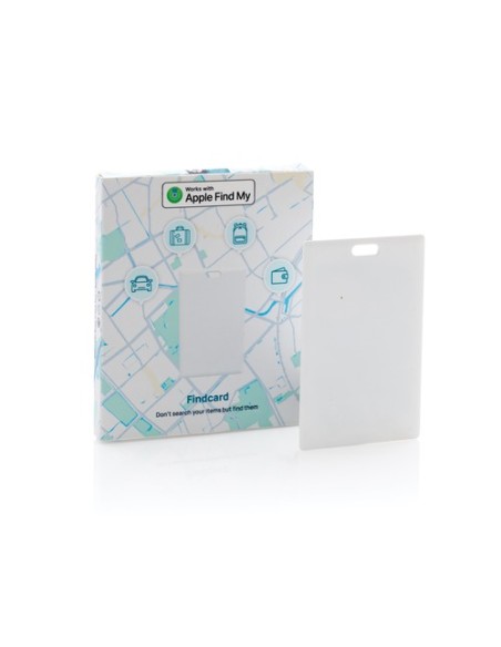Tarjeta Findcard de plástico reciclado RCS