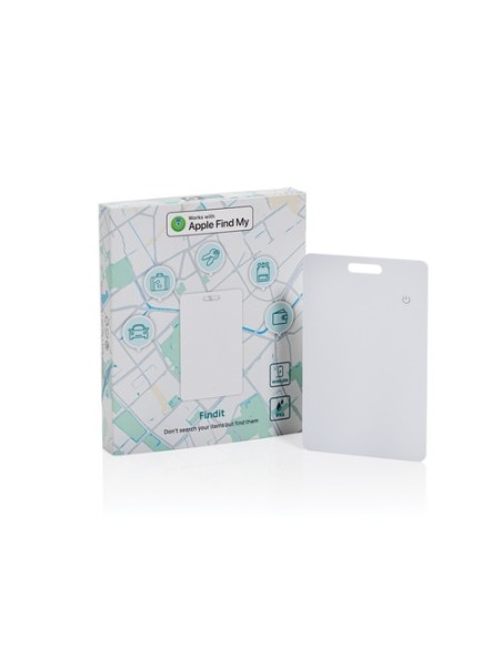 Tarjeta rastreadora recargable ultradelgada plástico  Findit