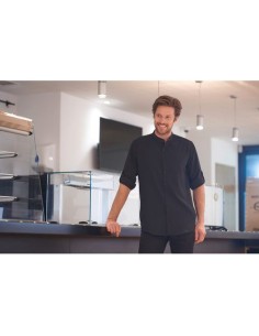 Camisa cuello mao hombre