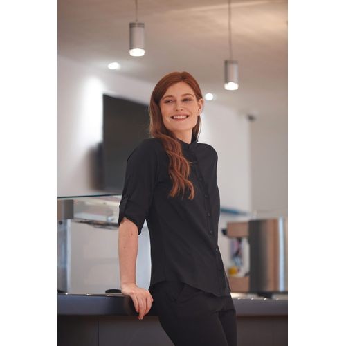 Camisa cuello mao mujer