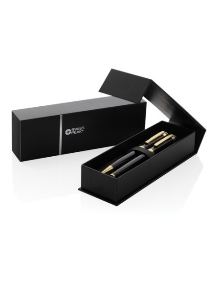 Set bolígrafos Swiss Peak Luca RCS de latón reciclado