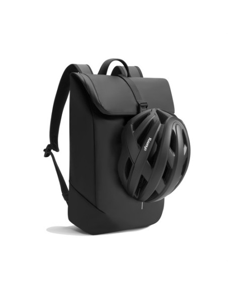 Mochila urbana resistente al agua con solapa