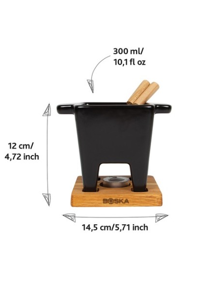 Fondue de Tapas Nero 300 ml de BOSKA