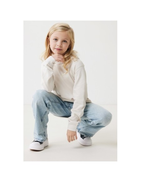 Sudadera Iqoniq Yengo capucha de algodón reciclado niños